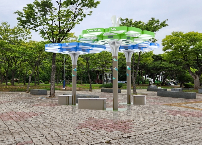 과천시 관문체육공원 다목적 운동장 인근에 설치할 ‘스마트 트리’(Smart Tree) 모습. (사진=과천시 제공)