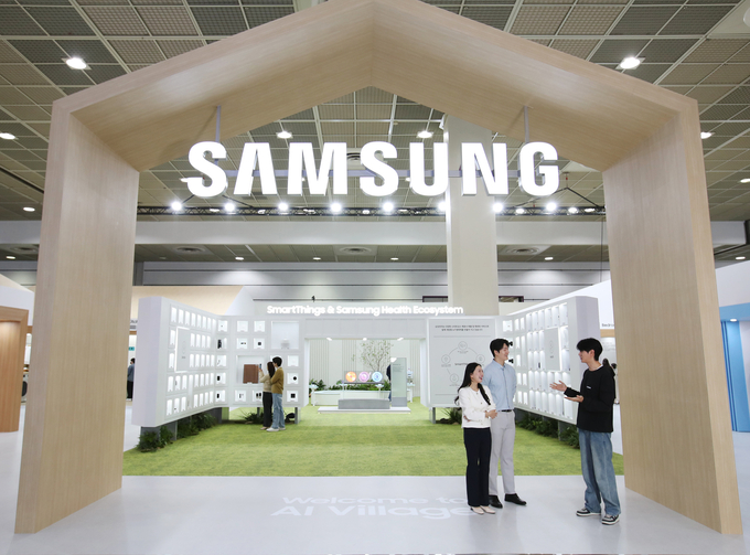 KES 2024(한국전자전)이 열리는 서울 코엑스(COEX)에 위치한 삼성전자관 전경. (사진=삼성전자 제공)