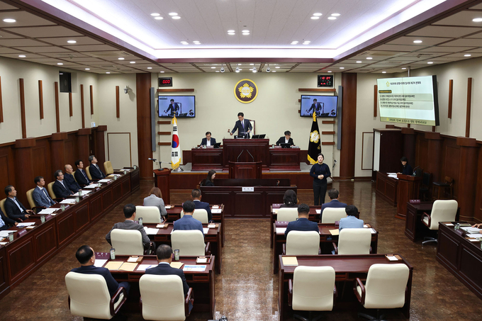 광명시의회 23일 제289회 임시회 폐회. (사진=광명시의회 제공)