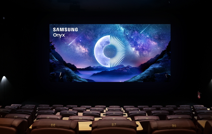 프랑스 파리의 영화관 '파테 팰리스(Pathe Palace)'에 삼성전자 시네마 LED '오닉스(Onyx)'가 설치된 모습. (사진=삼성전자 제공)