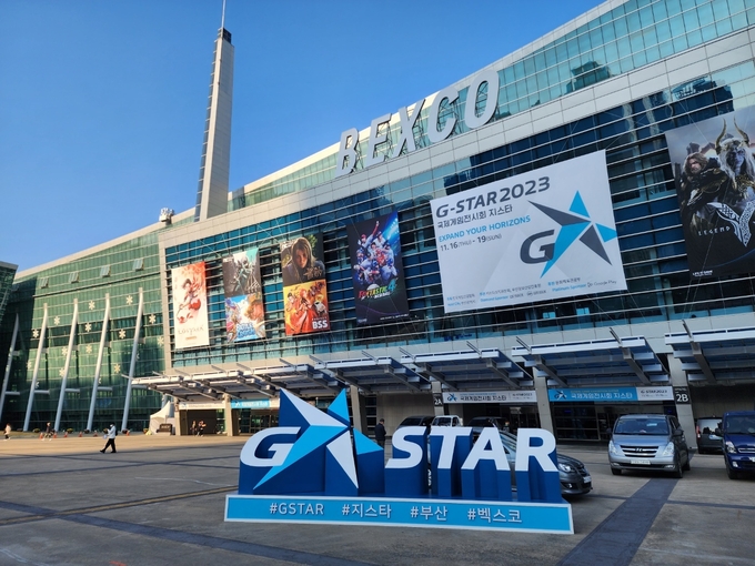 지스타 2023이 열렸던 지난해 11월 벡스코 전경. (사진=이효정 기자)
