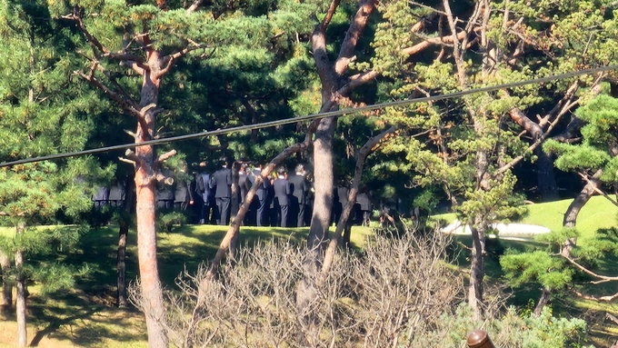  25일 삼성 사장단이 고(故) 이건희 삼성 선대회장의 4주기 추모식에 참석했다. (사진=박진석 기자)