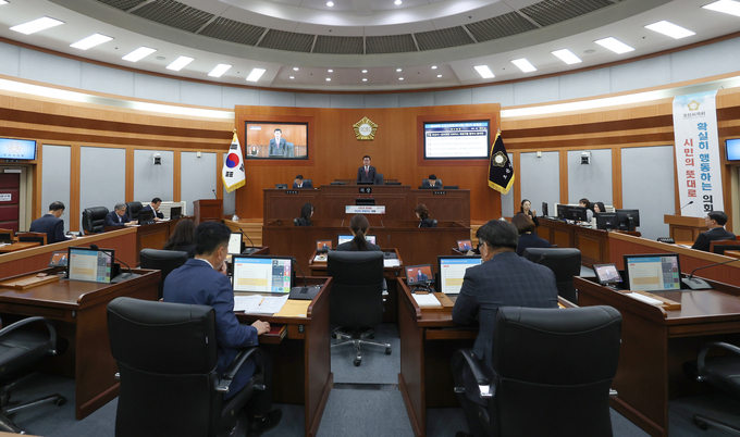 오산시의회, 제288회 임시회 폐회 장면. (사진=오산시의회 제공)