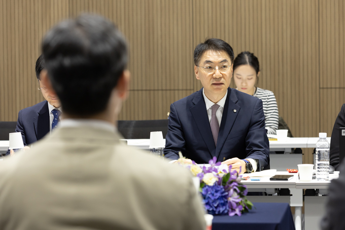 장정석 한국은행 경기본부장이 정책협의회에서 발언하고 있다. (사진=한국은행 경기본부 제공)