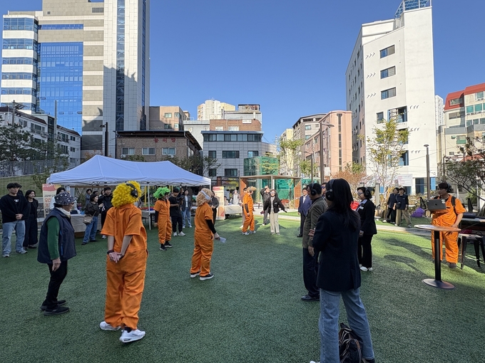 당말 어리이공원에서 열린 역전 도랫길 축제현장. (사진=군포시 제공)