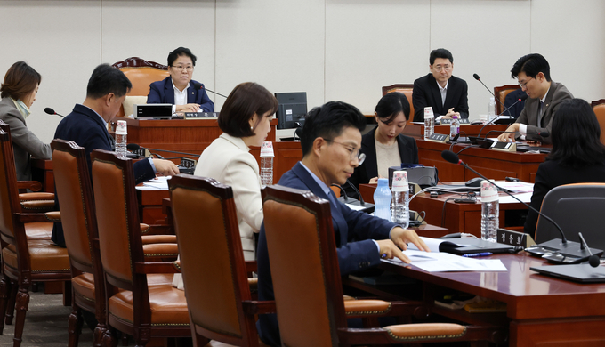 지난 29일 오전 국회에서 국회 교육위원회의 법안심사소위원회가 열리고 있다. (사진=연합뉴스)