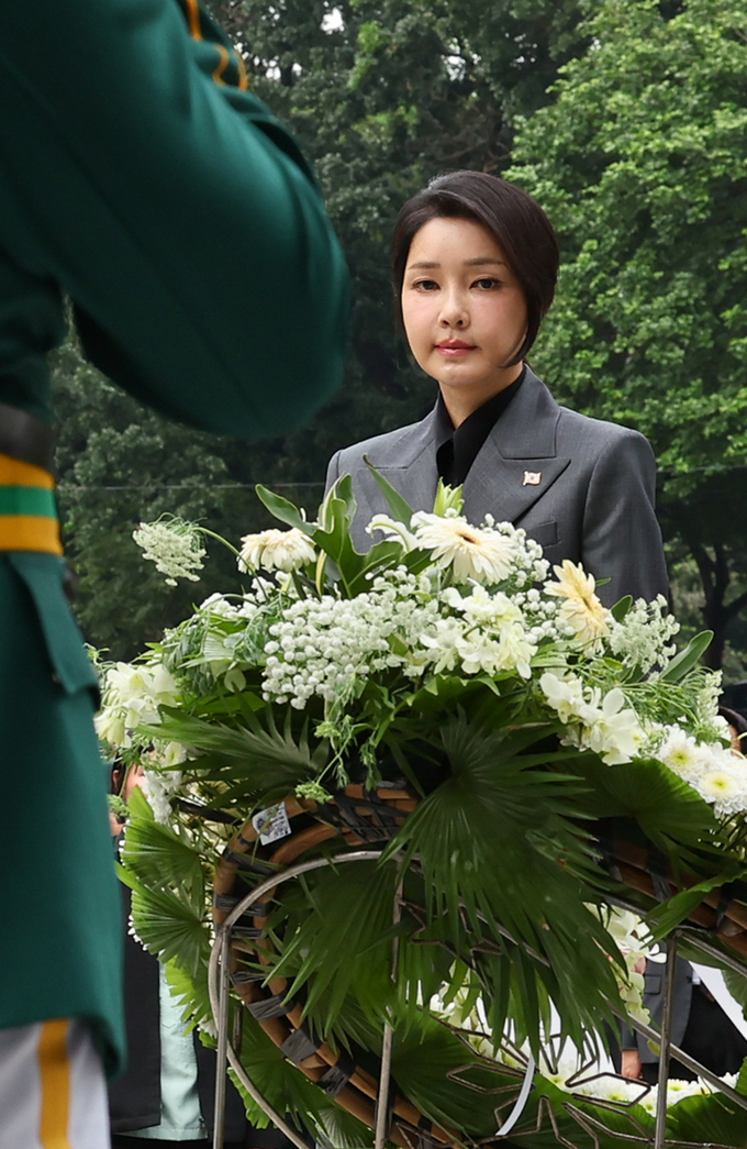  윤석열 대통령 부인 김건희 여사. (사진=연합뉴스 제공)