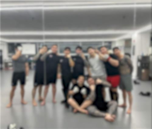  경찰에 검거된 경기북부 지역 MZ 조직폭력배 조직원. (사진=경기북부경찰청 제공)
