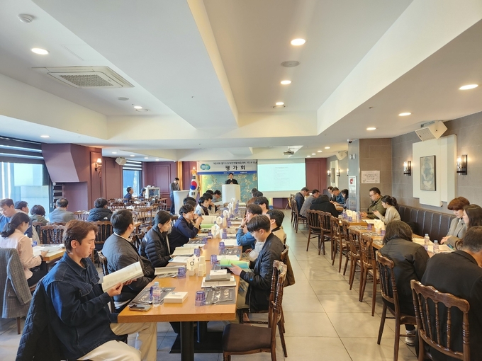 7일 수원 라메르아이에서 시군장애인체육회 및 가맹단체 임직원 90여명 참석한 가운데 18회 경기도장애인생활체육대회 2024 성남 및 제6회 경기도어울림체육대회 평가회가 개최됐다. (사진=경기도장애인체육회 제공)