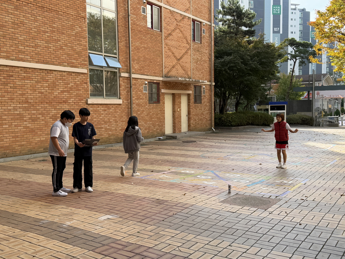 청옥초등학교에서 무선 스마트센서 활용 수업이 진행되고 있다. (사진=청옥초등학교 제공)