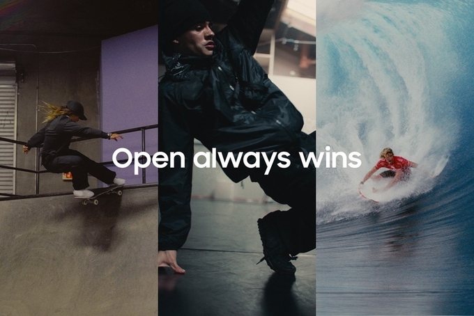 삼성전자의 2024 파리 올림픽·패럴림픽 캠페인 다큐멘터리 3부작 'Open always wins' 타이틀 이미지. (사진=삼성전자 제공)