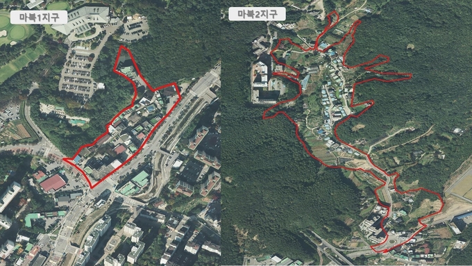 용인특례시 기흥구는 마북 1‧2지구. (사진=용인시 제공)