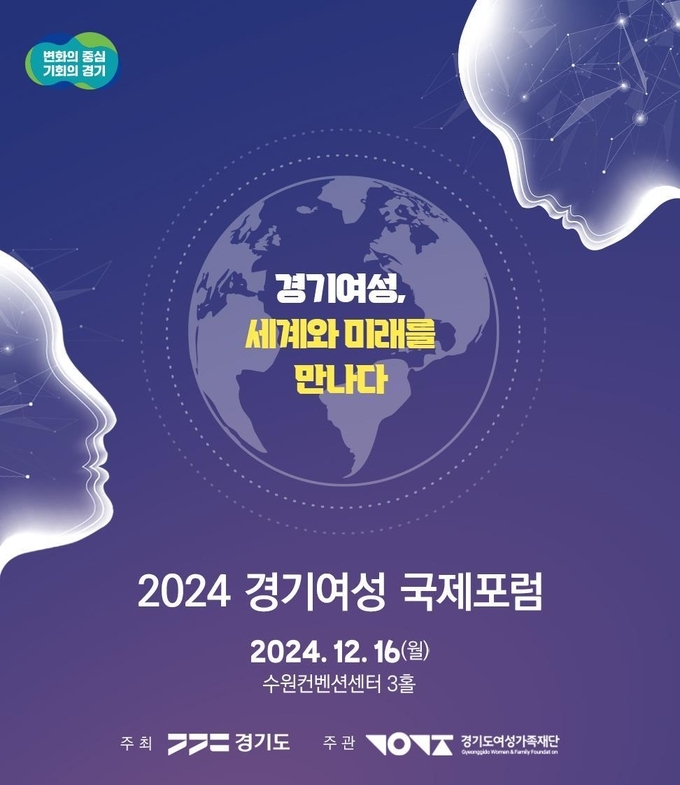 2024 경기여성 국제포럼 홍보 포스터. (사진=경기도 제공)