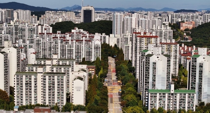 경기 성남 분당신도시 전경. (사진=연합뉴스 제공)