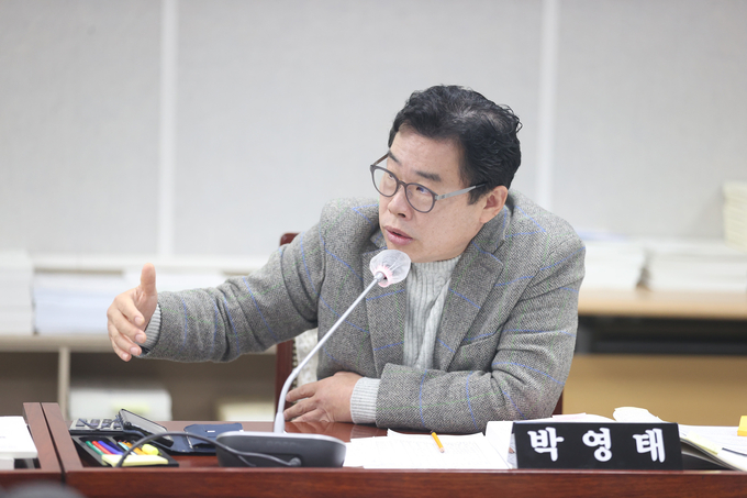 박영태(민주·행궁동, 지동, 우만1‧2동, 인계동) 의원. (사진=수원특례시의회 제공)