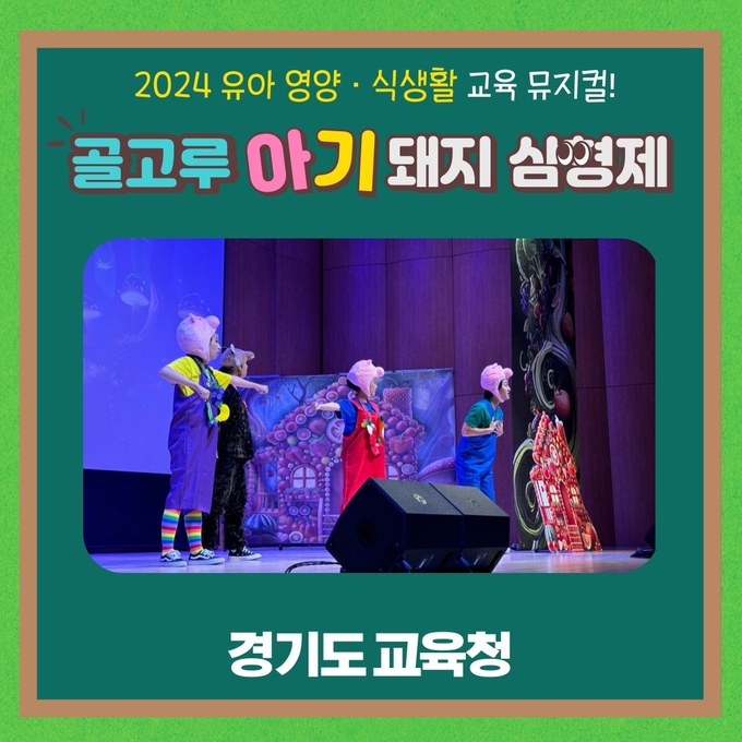 경기도교육청의 찾아가는 영양·식생활 교육 뮤지컬. (사진=경기도교육청 제공)