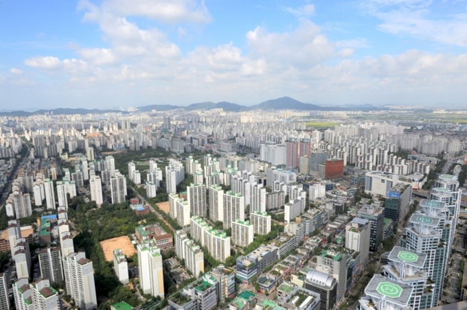 중동 1기 신도시 전경. (사진=부천시 제공)