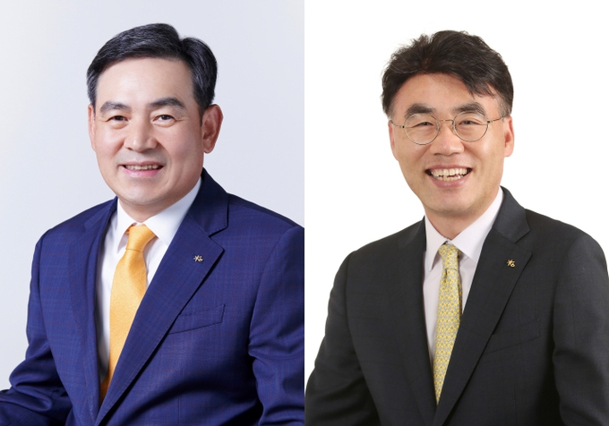 김성현 KB증권 IB부문 대표(왼쪽), 이홍구 KB증권 WM부문 대표. (사진=KB금융 제공)