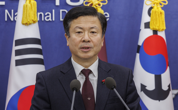  전하규 국방부 대변인. (사진=연합뉴스 제공)