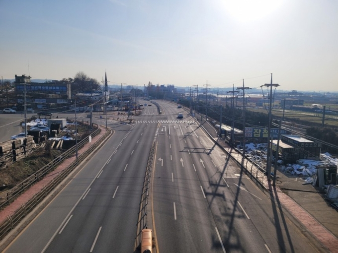 국도 1호선 평택~오산 구간. (사진=국토교통부 제공)