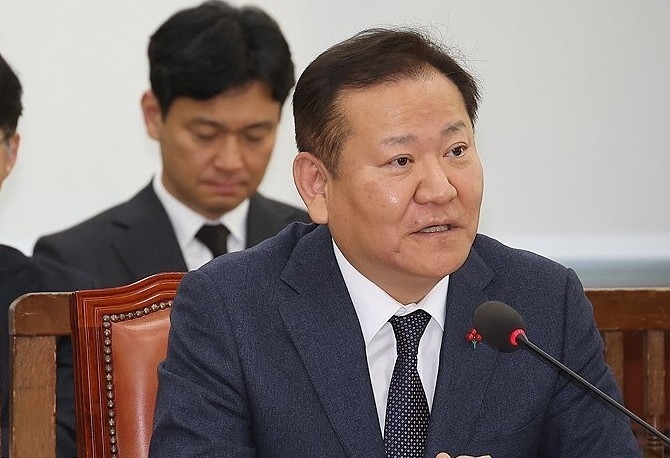 이상민 행정안전부 장관이 5일 국회에서 윤석열 대통령의 비상계엄 선포·해제 경위와 관련 현안 질의를 위해 열린 행정안전위원회 전체회의에서 발언하고 있다. (사진=연합뉴스)