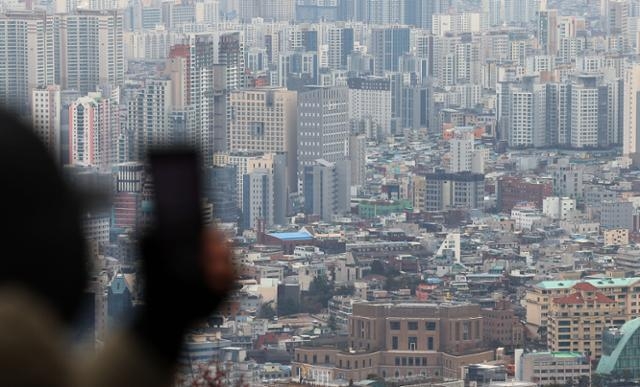 빌라 밀집 지역과 아파트 단지. (사진=연합뉴스 제공)