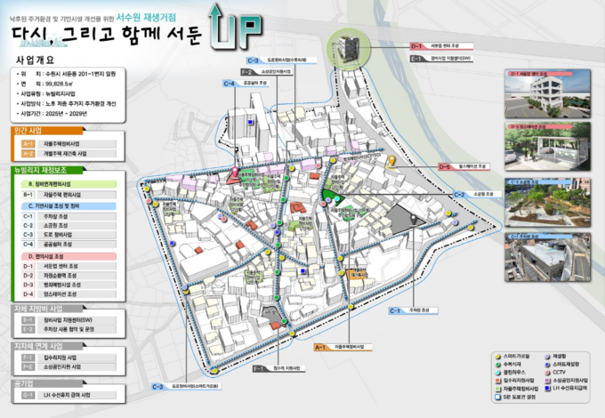 수원 서둔동 서호지구 뉴:빌리지 사업 구상도. (사진=수원시 제공)