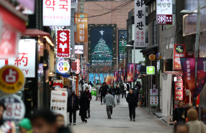 지난 16일 명동 거리의 모습. (사진=연합뉴스 제공)