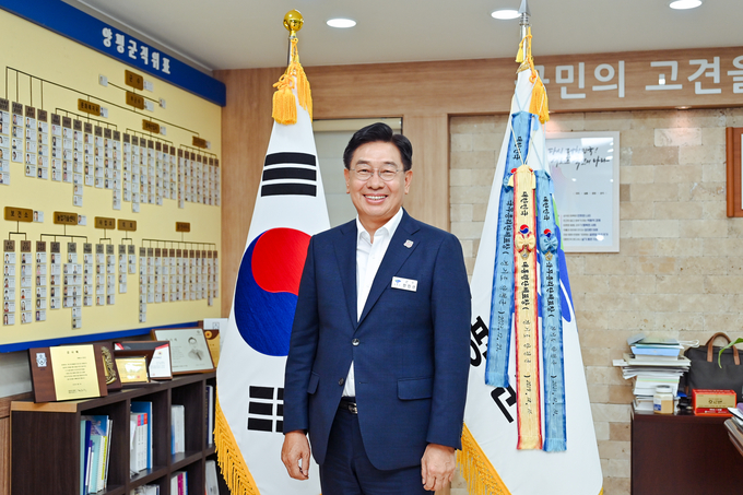 전진선 양평군수 집무실. (사진=양평군 제공)
