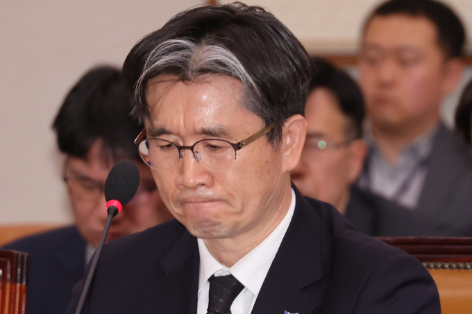  오동운 고위공직자범죄수사처장이 7일 오후 국회 법제사법위원회 전체회의에서 윤석열 대통령에 대한 체포영장 집행 무산과 관련해 질타받고 있다. (사진=연합뉴스)