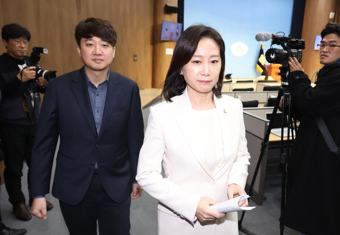 허은아 개혁신당 대표와 이준석 의원 (사진=연합뉴스)
