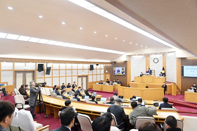 파주시의회 본회의. (사진=파주시의회 제공)