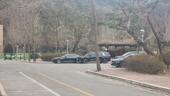  16일 윤석열 대통령이 고위공직자범죄수사처 2차 피의자 조사에 불출석해 공수처 주차장이 비어있는 모습. (사진=박진석 기자)