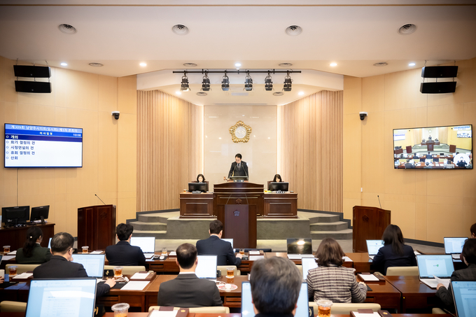남양주시의회는 4일, 4일부터 11일까지 8일간의 일정으로 2025년새해 첫 임시회를 개회했다. (사진=남양주시의회 제공)