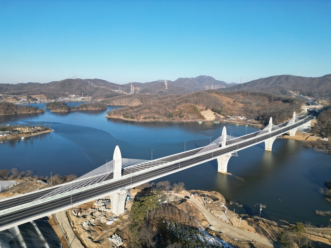 동부건설이 시공한 고삼교 전경. (사진=동부건설 제공)