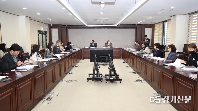 안성시 교육발전계획 수립 용역 최종보고회 모습. (사진=안성시 제공)
