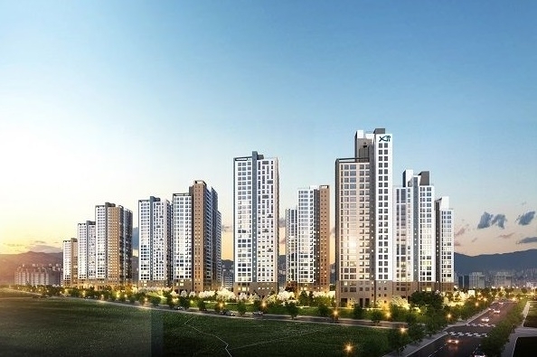 경기 수원시 ‘북수원자이 렉스비아’ 투시도. (사진=GS건설 제공)