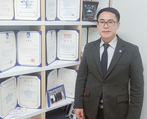 한희섭 수원시육상연맹회장. (사진=수원시육상연맹 제공)