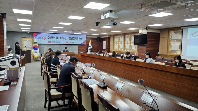 제2차 오산시 청년정책 기본계획(2026~20230) 용역 착수보고회 장면. (사진=오산시 제공)
