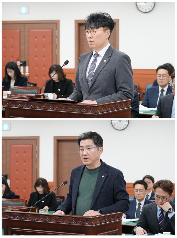 위쪽 : 원주영 의원, 아래쪽 : 김동훈 의원 (사진=남양주시의회 제공)