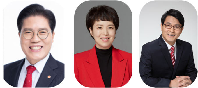 (왼쪽부터) 송석준·김은혜·윤상현 국민의힘 국회의원 (사진=각 의원실 제공)