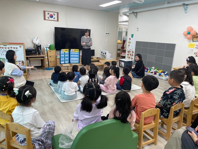 튼튼자람 건강교실 수업 모습. (사진=부천시 제공)