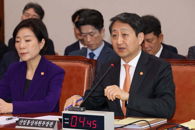 '2+2 한미 통상협의' 관련 답변하는 안덕근 산업부 장관. (사진=연합뉴스 제공)