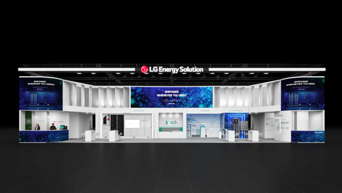 LG에너지솔루션 2025 인터배터리 유럽 부스 조감도 (사진=LG에너지솔루션 제공)