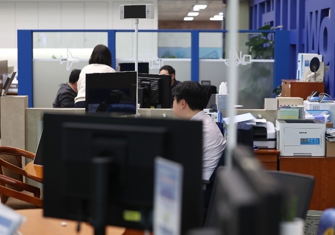 한 시중은행 영업점 창구. (사진=연합뉴스 제공)