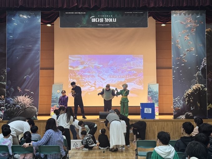 성심학교, 특수학교에서 만나는 생생한 문화예술.사진=성심학교, ‘찾아오는 뮤지컬’관람 장면/성심학교 제공)
