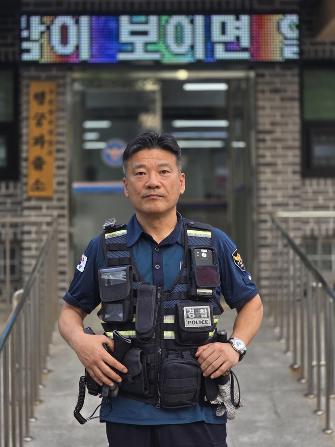  수원중부경찰서 행궁파출소 소속 최정훈 경위. (사진=경기남부경찰청 제공)