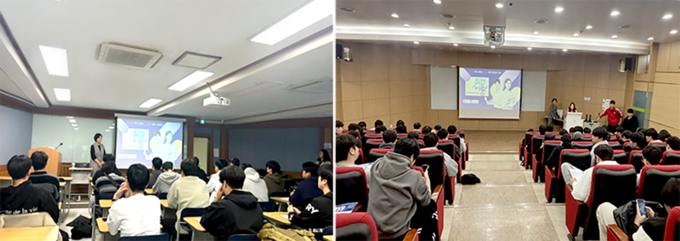오산대학교 대학일자리플러스센터‘ 국민취업지원제도’ 학과 대상 홍보(사진=오산대학교 국민취업지원제도 프로그램 운영 모습. (사진=오산대학교 제공)