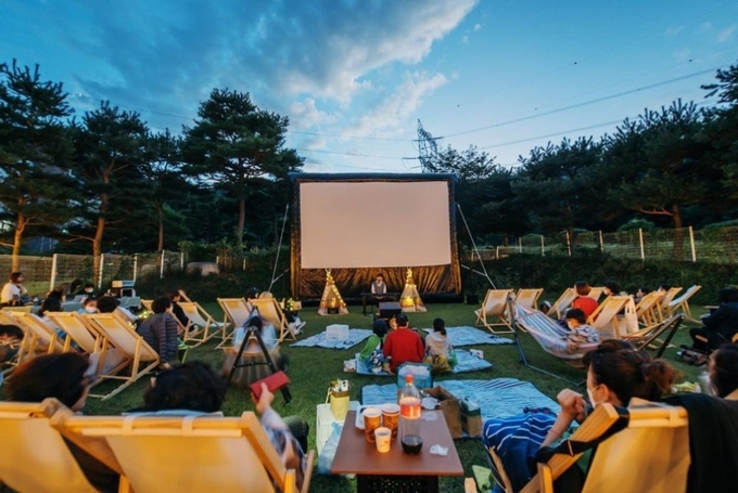 '찾아가는 영화관 오! 헐리우드' 프로그램 전경. (사진=광주시문화재단 제공) 