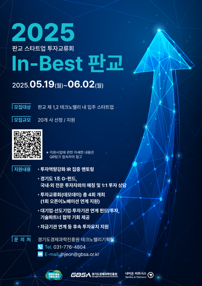 2025 In-Best 판교 포스터. (사진=경과원 제공)